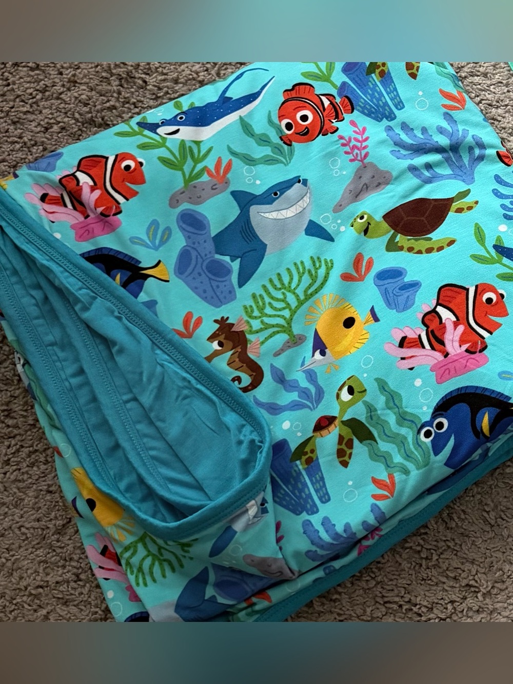 LAST CHANCE* Little Sleepies Disney Nemo Cloud Blanket